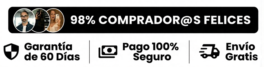 98% de Compradores Felices