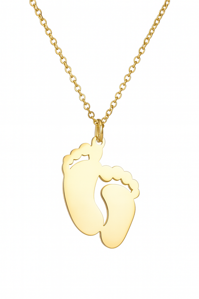 Colgante Huellitas de Oro 18k