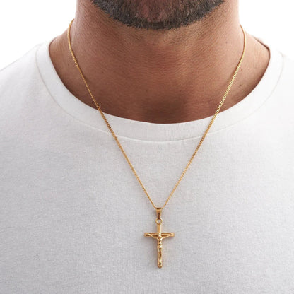 Colgante Cruz Oro 18k Para Mi Hijo (Con Carta Dedicatoria a Escoger)