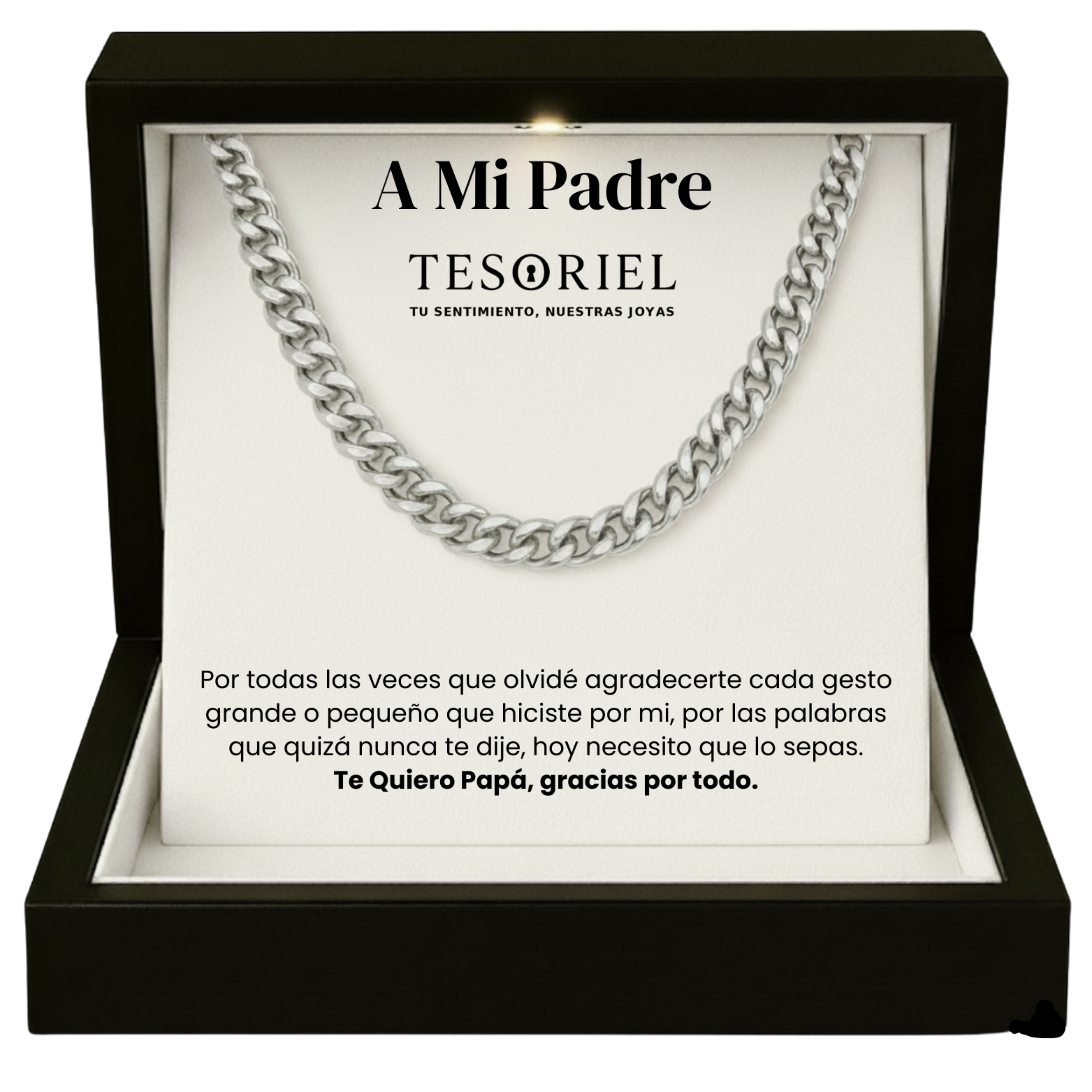 Cadena Cubana con Cartas Especiales A Mi Padre - Tesoriel