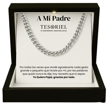 Cadena Cubana con Cartas Especiales A Mi Padre - Tesoriel