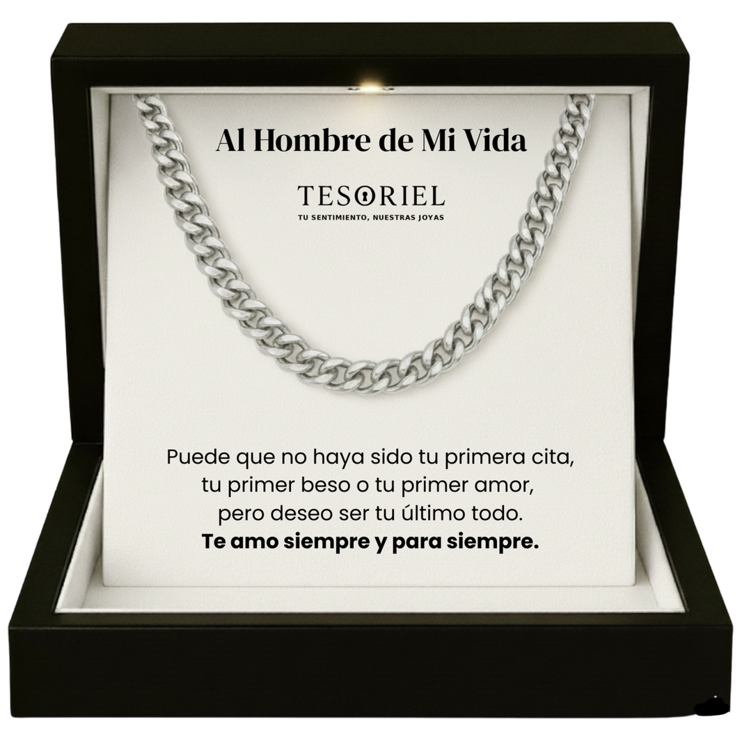 Cadena Cubana con Cartas Especiales Al Hombre de Mi Vida - Tesoriel