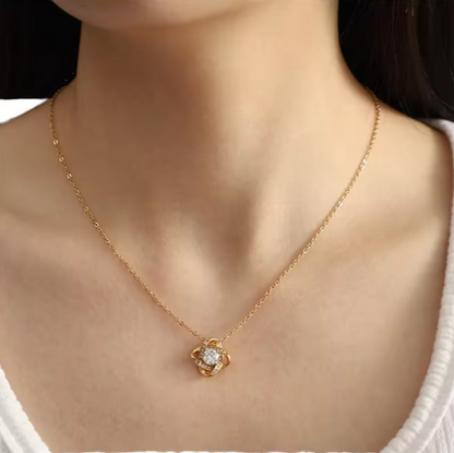 Colgante Universo Oro 18k Para Mi Hija (Con Carta Dedicatoria a Escoger)