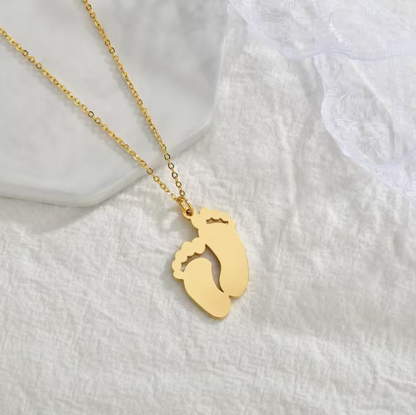 Colgante Huellitas de Oro 18k