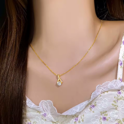 Colgante Flor del Alma Oro 18k Para Mi Hija (Con Carta Dedicatoria a Escoger)