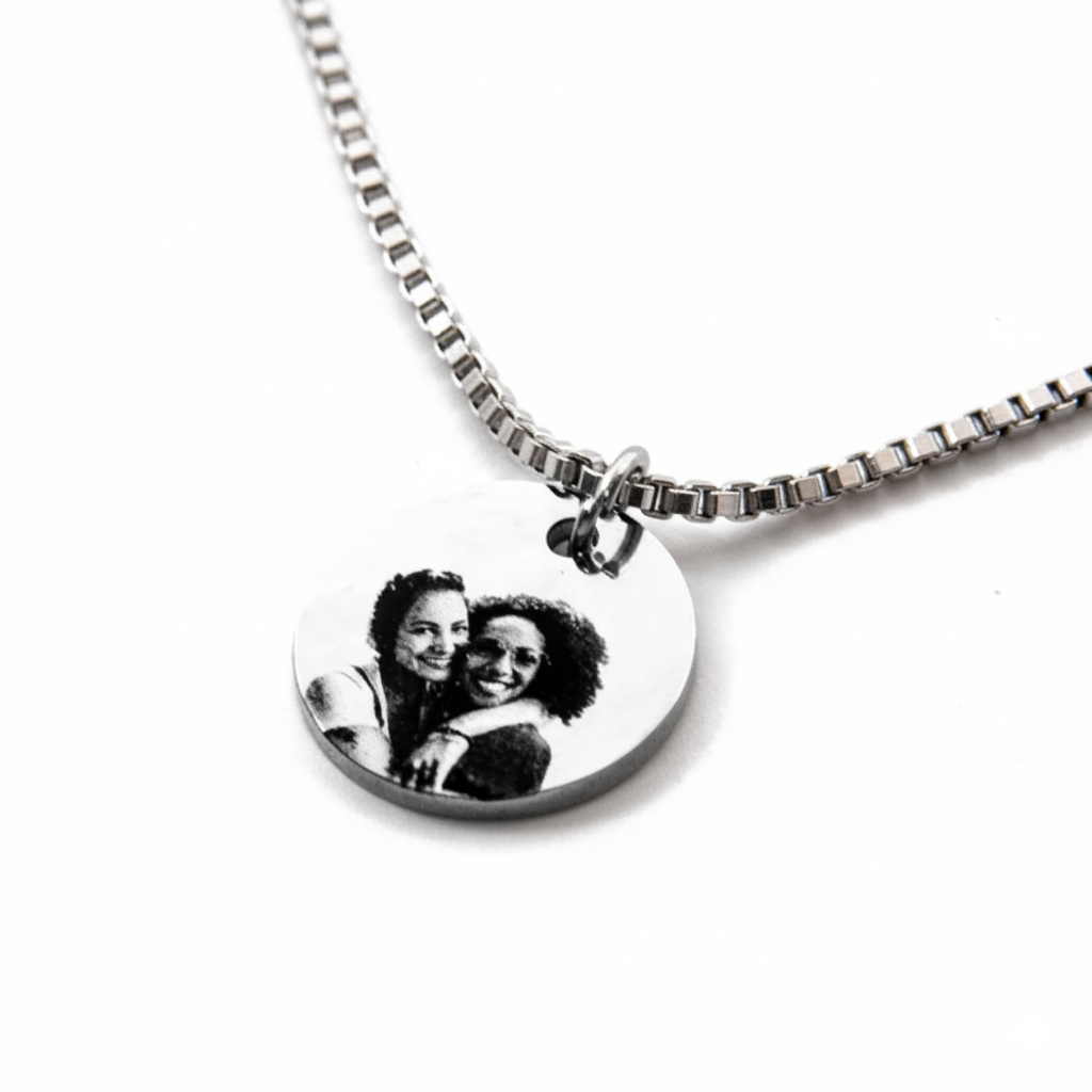 Colgante Circular Imagen Personalizable - Tesoriel