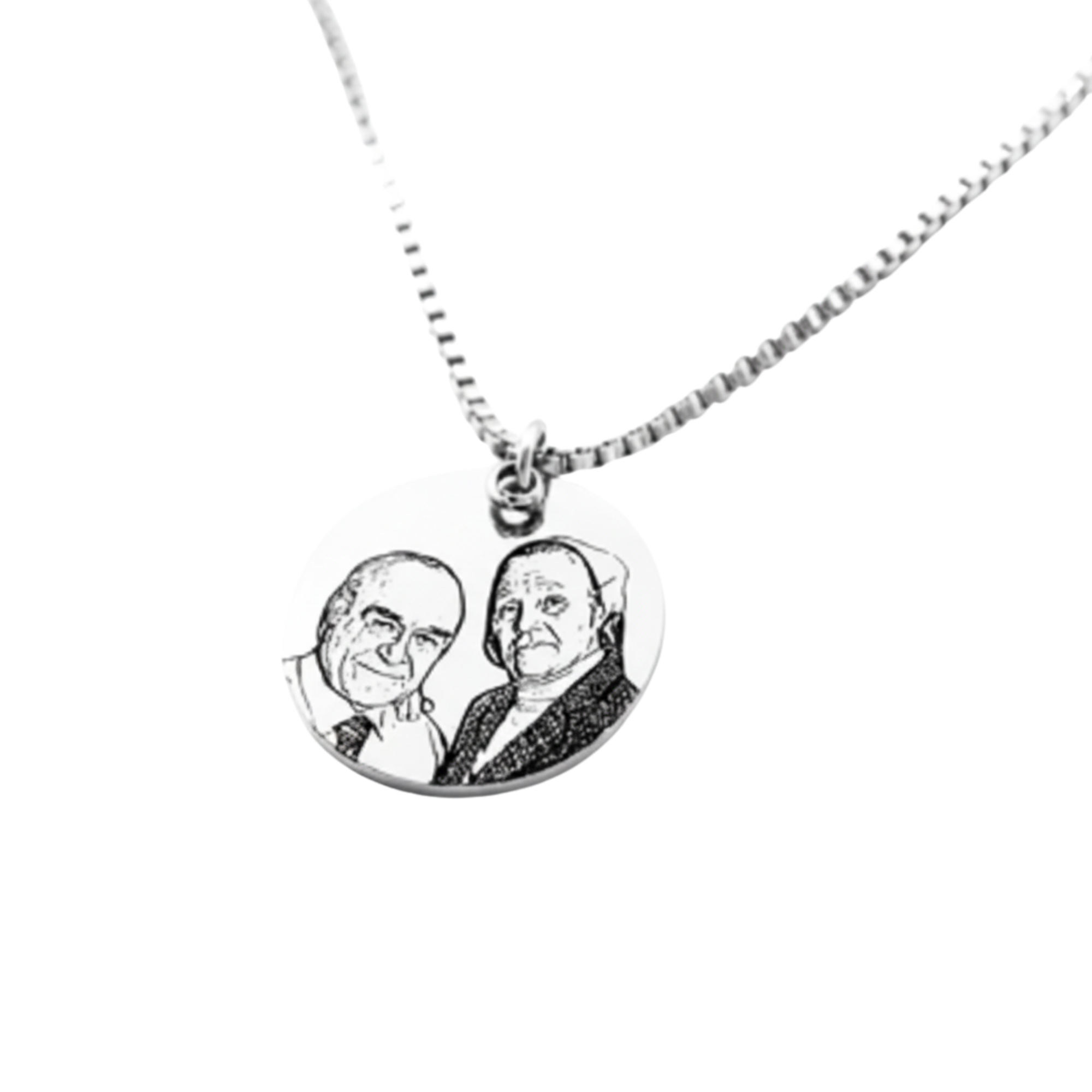Colgante Circular Imagen Silueta Personalizable - Tesoriel