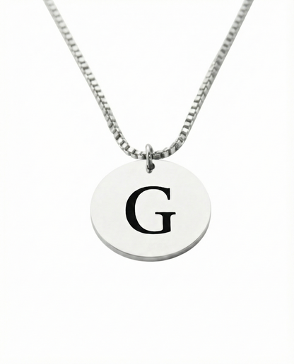Colgante Circular Inicial Personalizable - Tesoriel