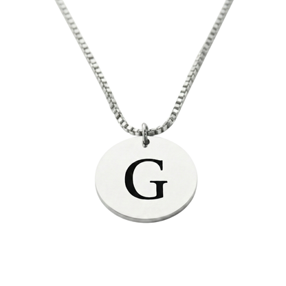 Colgante Circular Inicial Personalizable - Tesoriel