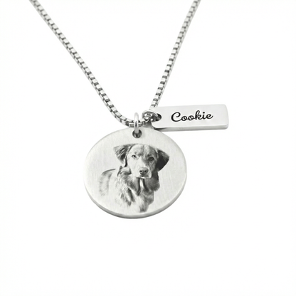 Colgante Circular Personalizable Mascota - Tesoriel