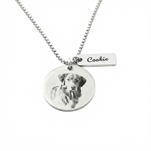 Colgante Circular Personalizable Mascota - Tesoriel