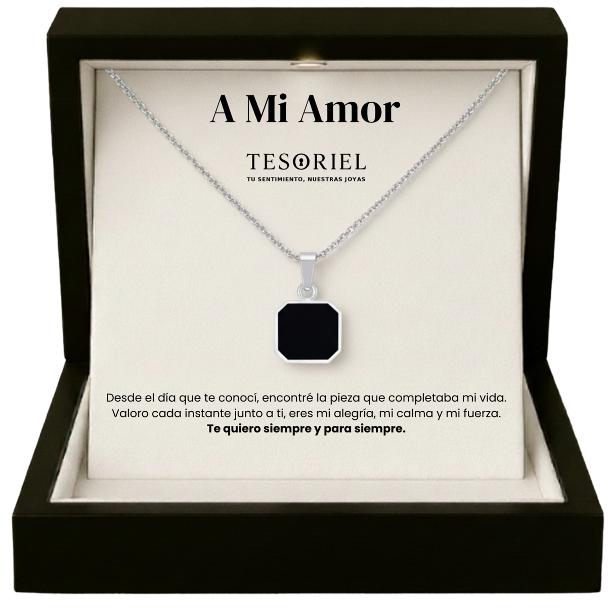Colgante Confianza con Cartas Especiales A Mi Amor - Tesoriel 