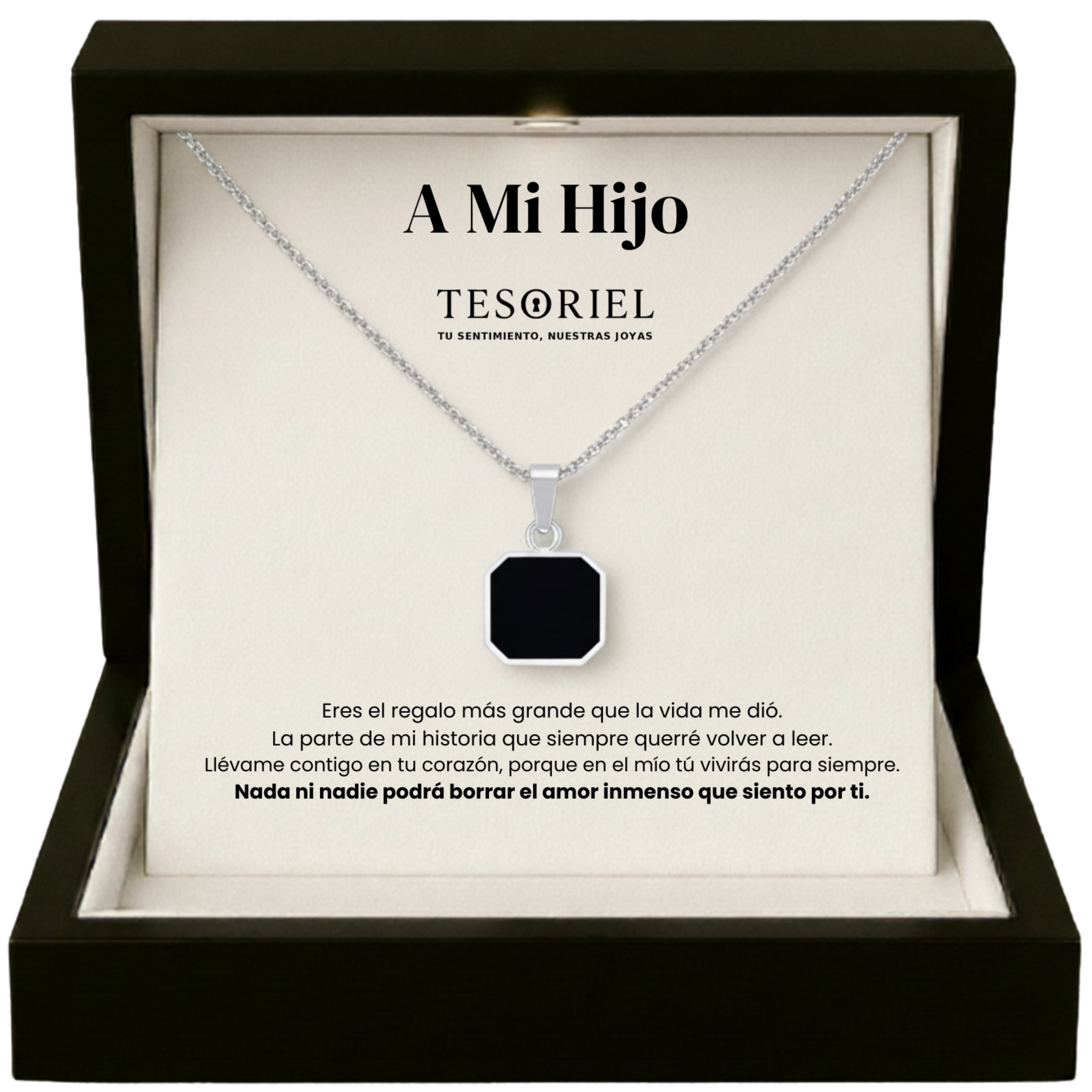Colgante Confianza con Cartas Especiales A Mi Hijo - Tesoriel
