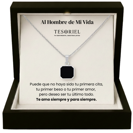 Colgante Confianza con Cartas Especiales Al Hombre de Mi Vida - Tesoriel 