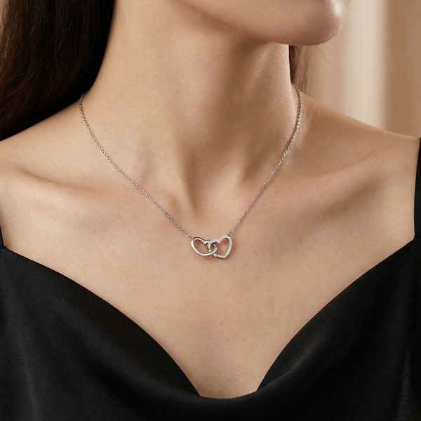 Colgante Personalizable - Corazones Entrelazados
