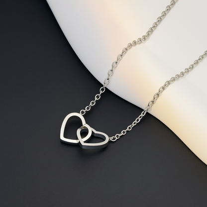 Colgante Corazones Entrelazados Personalizables - Tesoriel