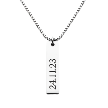 Colgante Fecha Personalizable  Tesoriel