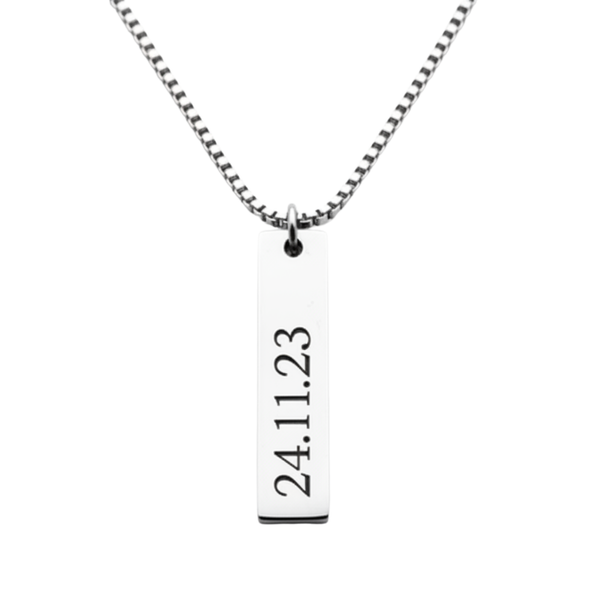 Colgante Fecha Personalizable  Tesoriel
