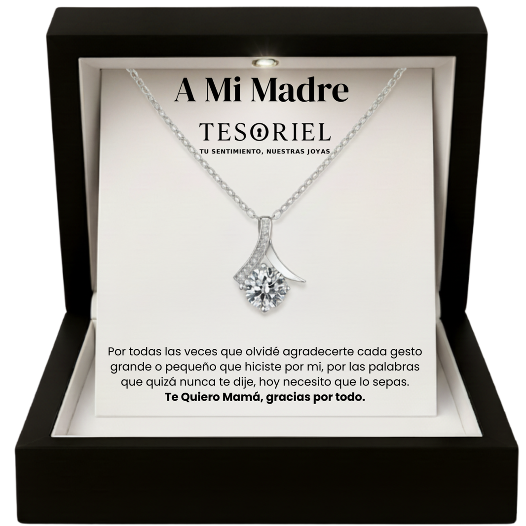 Colgante Flor del Alma con Cartas Especiales A Mi Madre - Tesoriel