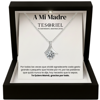 Colgante Flor del Alma con Cartas Especiales A Mi Madre - Tesoriel