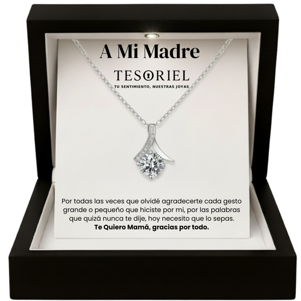 Colgante Flor del Alma con Cartas Especiales A Mi Madre - Tesoriel