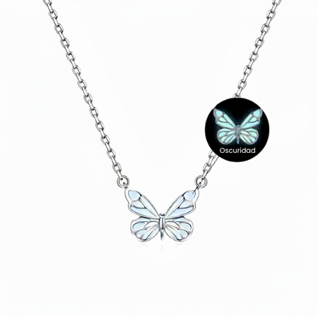 Colgante Mariposa Azul Sueño Luminoso - Tesoriel