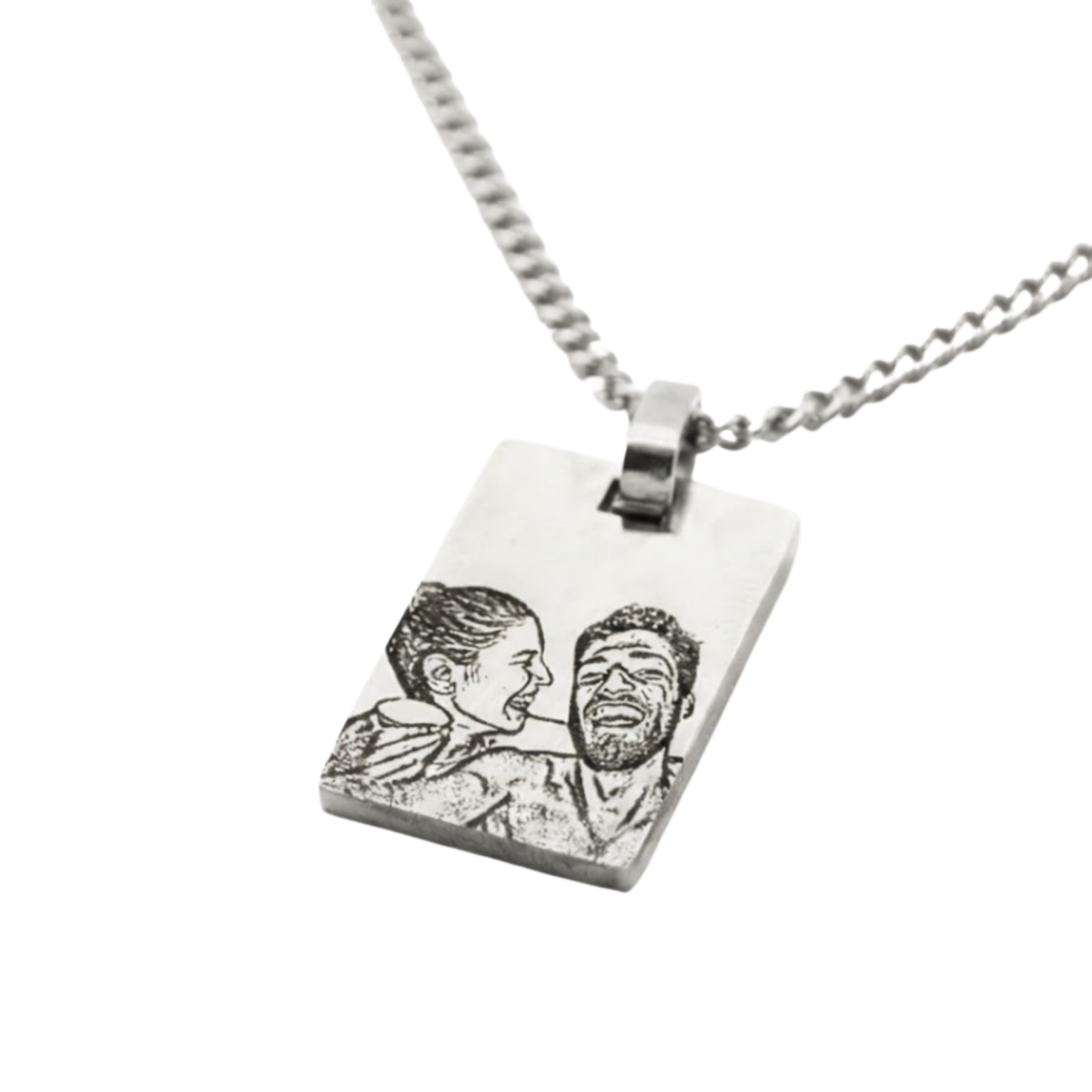 Colgante Militar Imagen Silueta Personalizable - Tesoriel