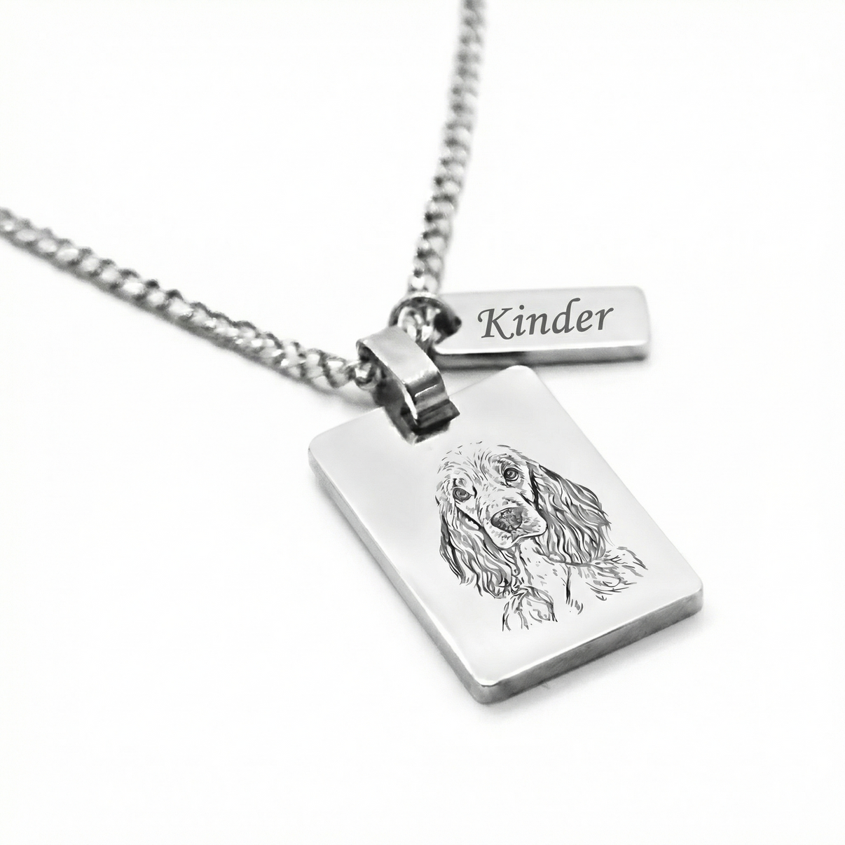 Colgante Militar Personalizable Mascota Silueta - Tesoriel