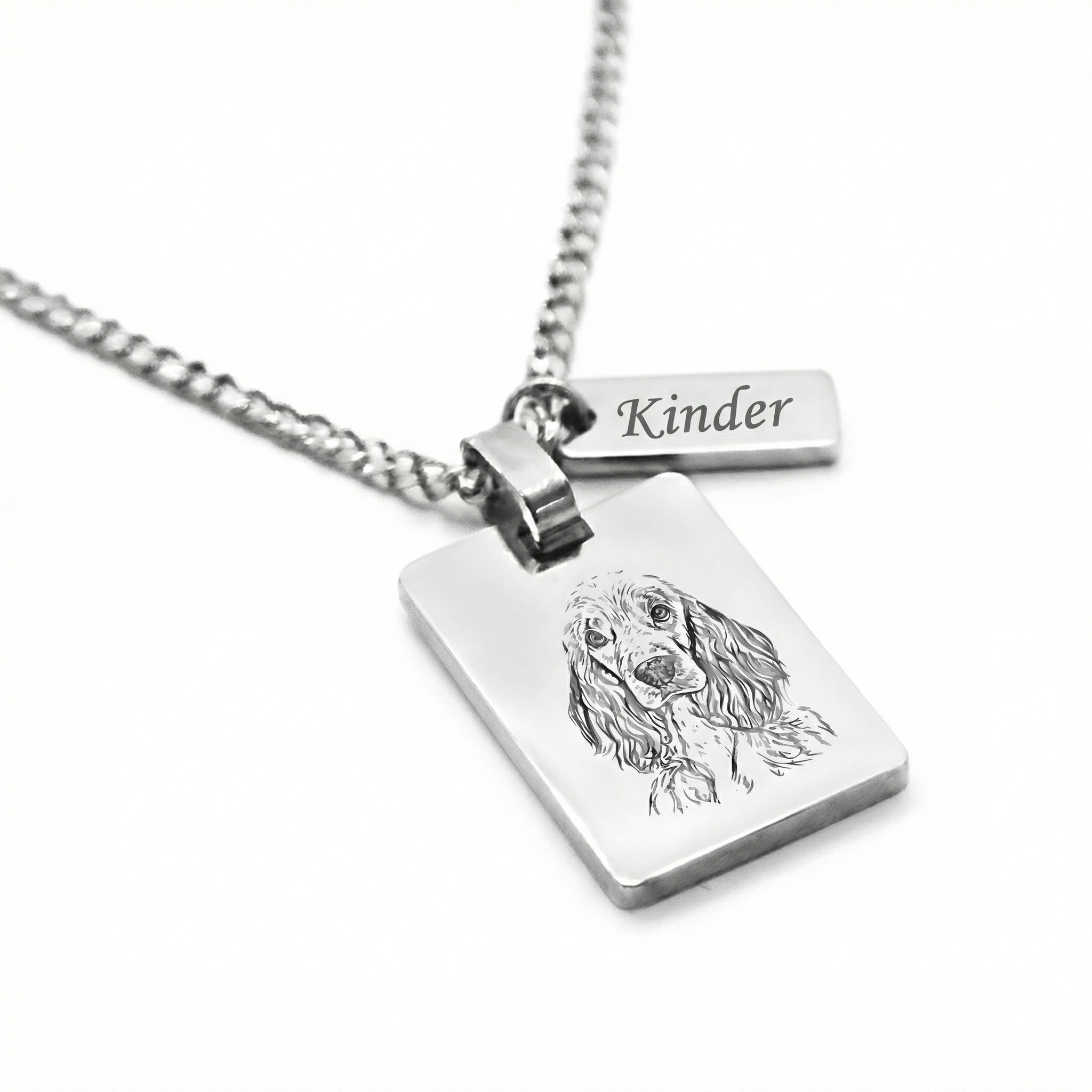 Colgante Militar Personalizable Mascota Silueta - Tesoriel