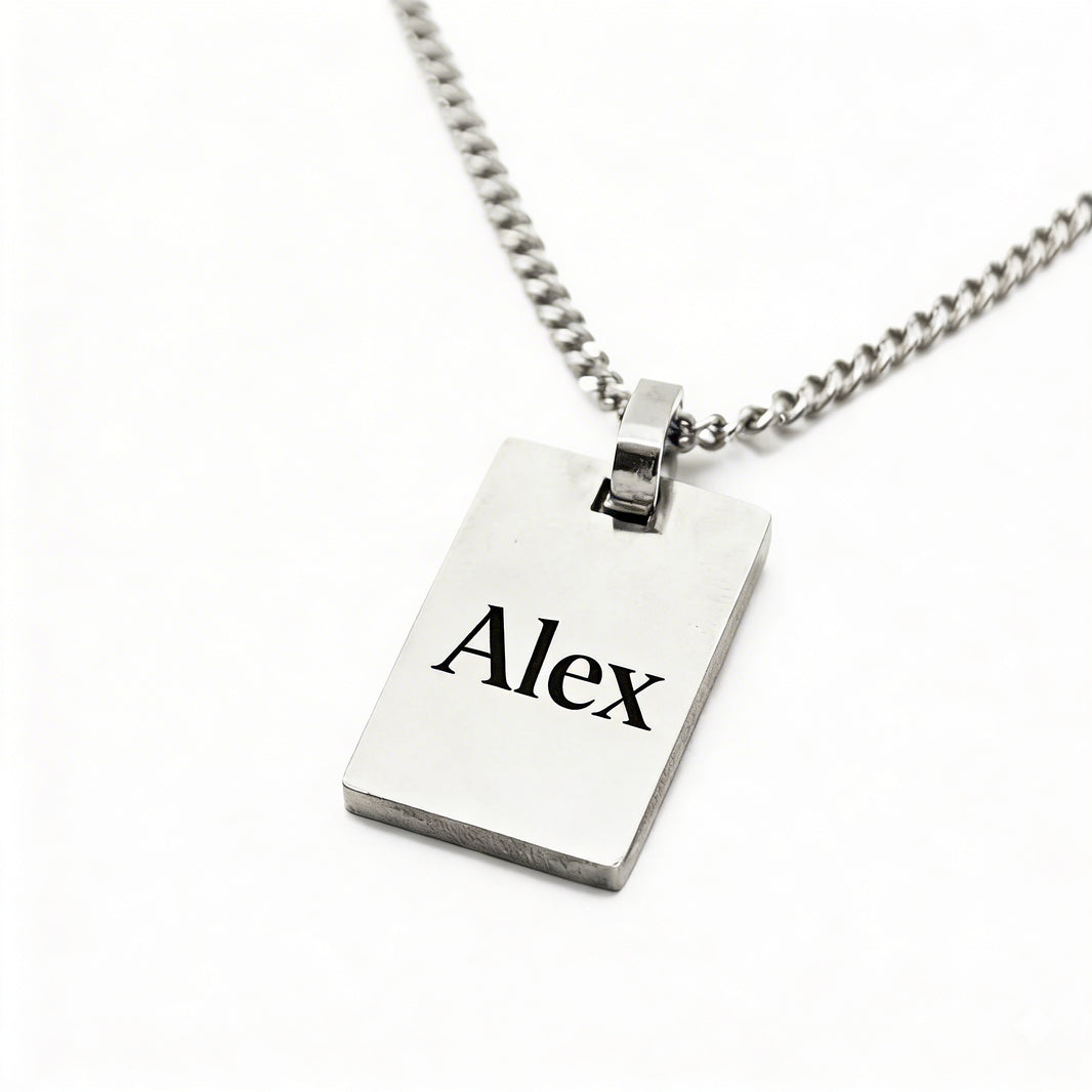 Colgante Militar Personalizable Nombre - Tesoriel