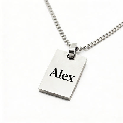 Colgante Militar Personalizable Nombre - Tesoriel