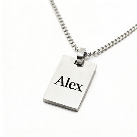 Colgante Militar Personalizable Nombre - Tesoriel