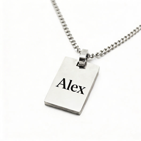 Colgante Militar Personalizable Nombre - Tesoriel