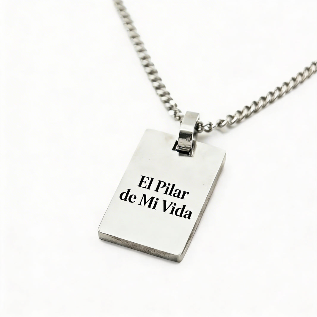 Colgante Militar Personalizable Texto - Tesoriel