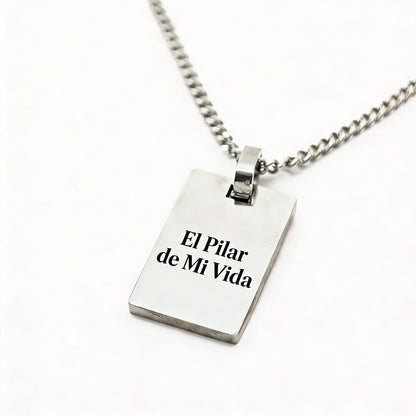 Colgante Militar Personalizable Texto - Tesoriel