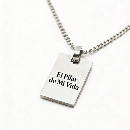 Colgante Militar Personalizable Texto - Tesoriel