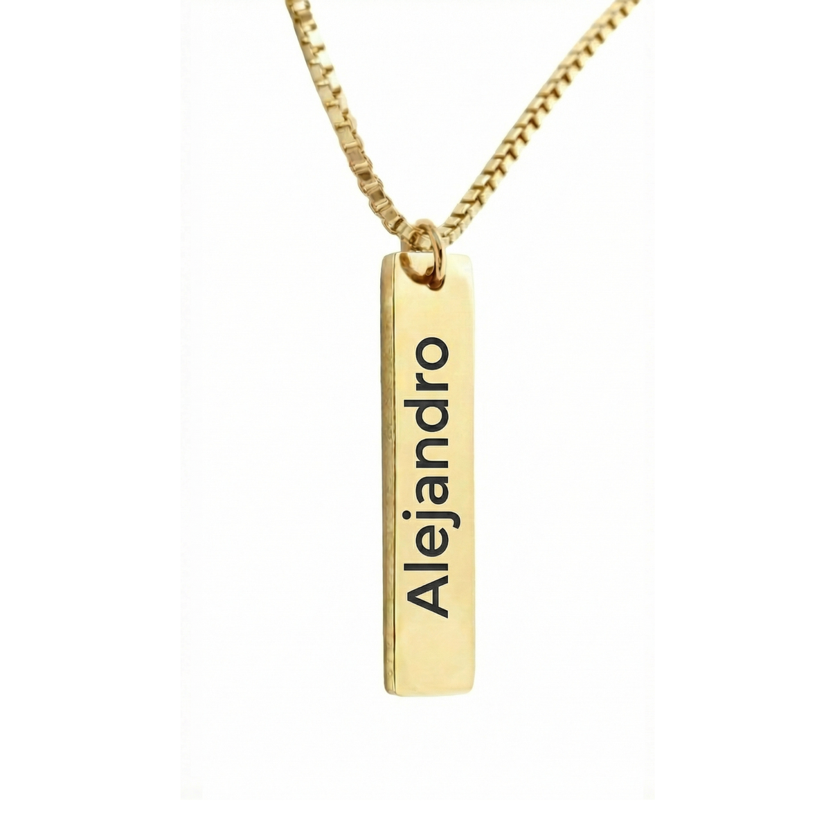Colgante Nombre Personalizable Dorado - Tesoriel