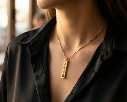 Colgante Spotify Personalizable Dorado - Tesoriel