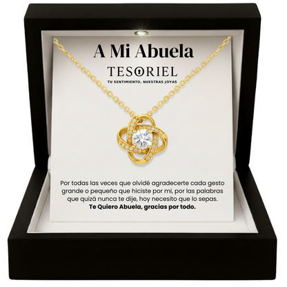 Colgante Universo Dorado con Cartas Especiales A Mi Abuela - Tesoriel