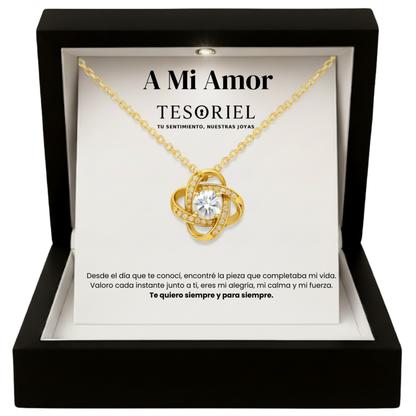 Colgante Universo Dorado con Cartas Especiales A Mi Amor - Tesoriel