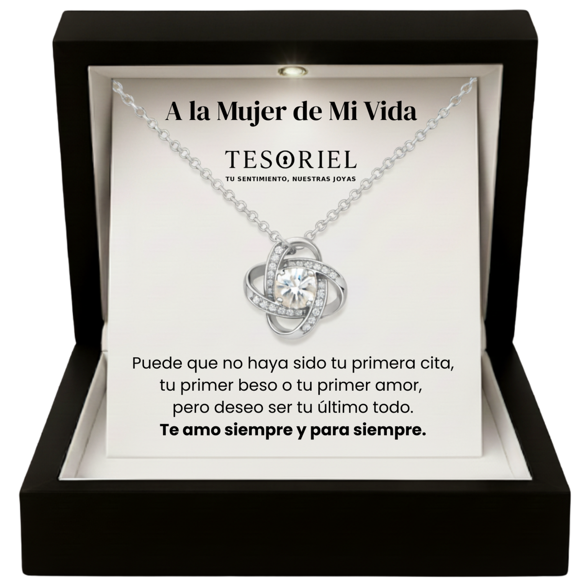 Colgante Universo con Cartas Especiales A la Mujer de Mi Vida - Tesoriel