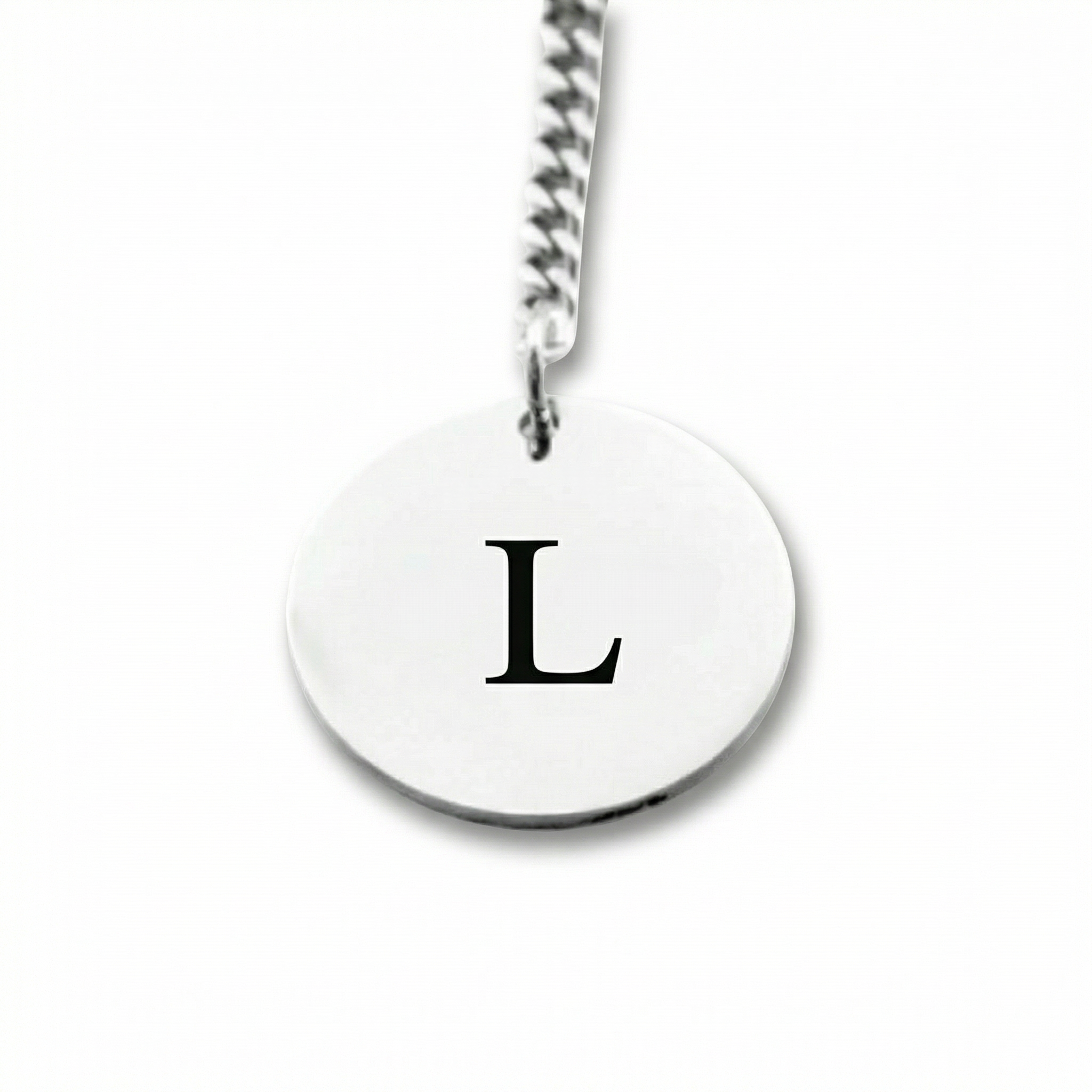 Llavero Circular Inicial Personalizable  - Tesoriel