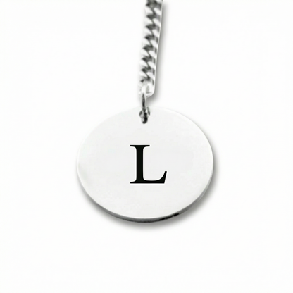 Llavero Circular Inicial Personalizable  - Tesoriel
