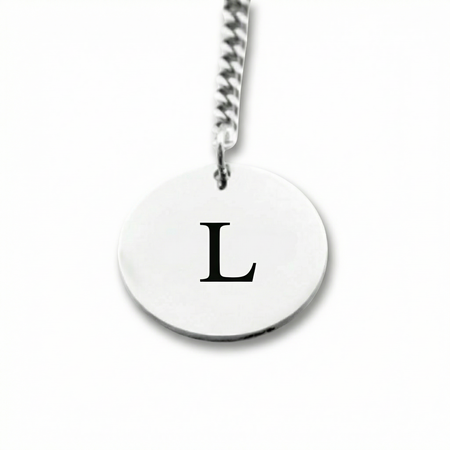Llavero Circular Inicial Personalizable  - Tesoriel