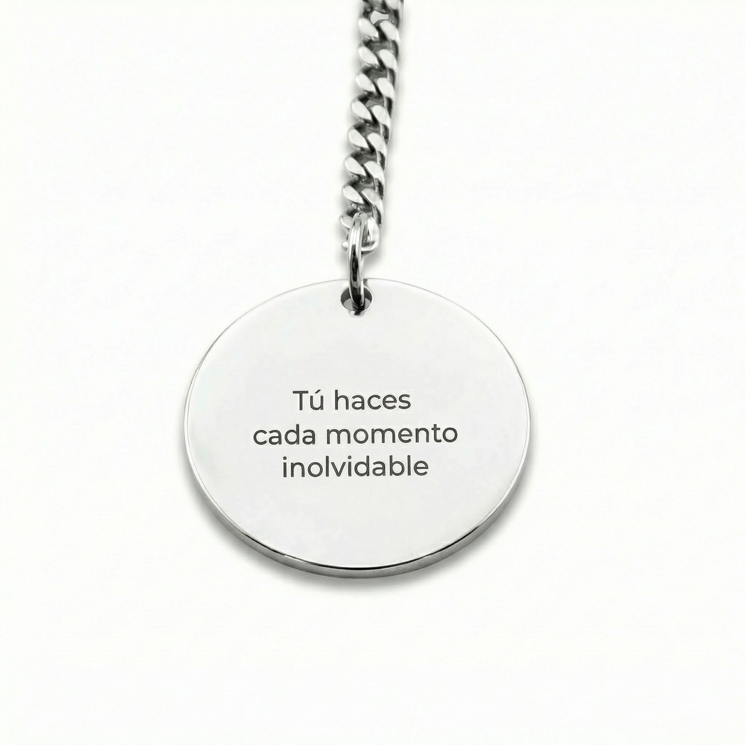 Llavero Circular Texto Personalizable - Tesoriel