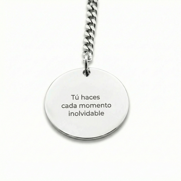Llavero Circular Texto Personalizable - Tesoriel