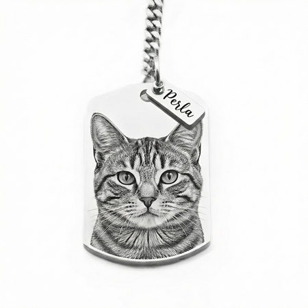 Llavero Militar Imagen Mascota Personalizable - Tesoriel