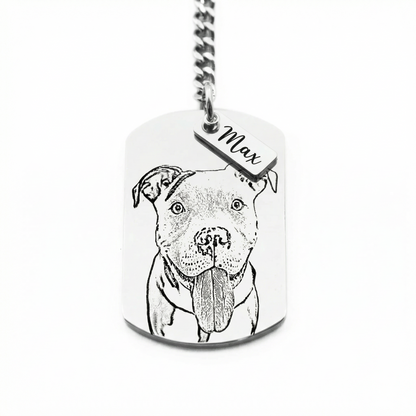 Llavero Militar Mascota Silueta Personalizable - Tesoriel