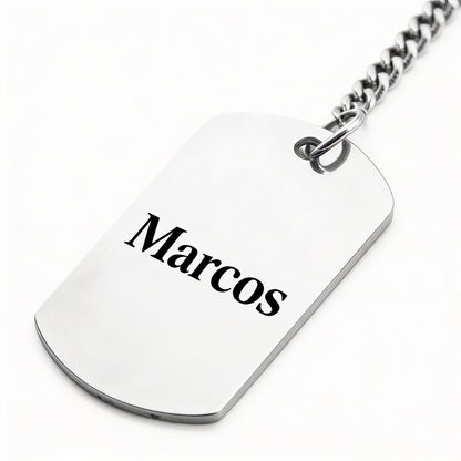 Llavero Militar Nombre Personalizable - Tesoriel