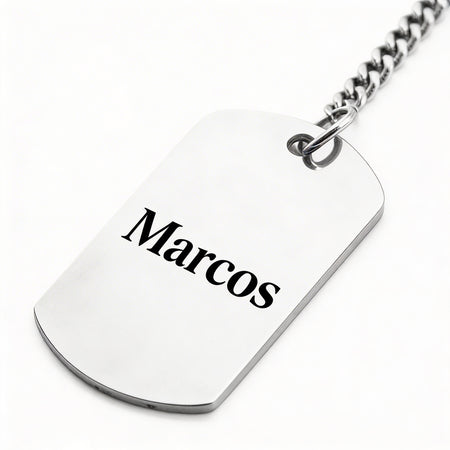 Llavero Militar Nombre Personalizable - Tesoriel